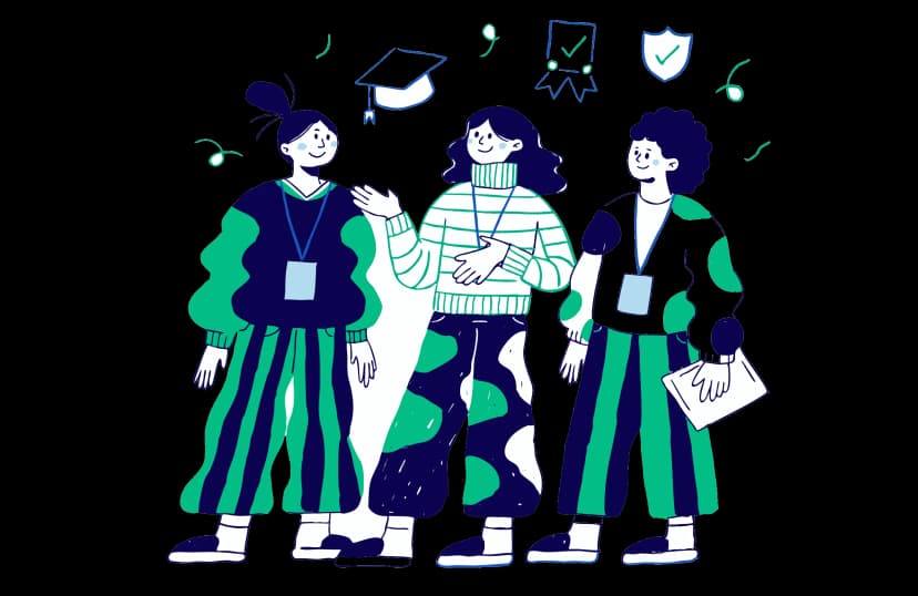 Students arriving on campus