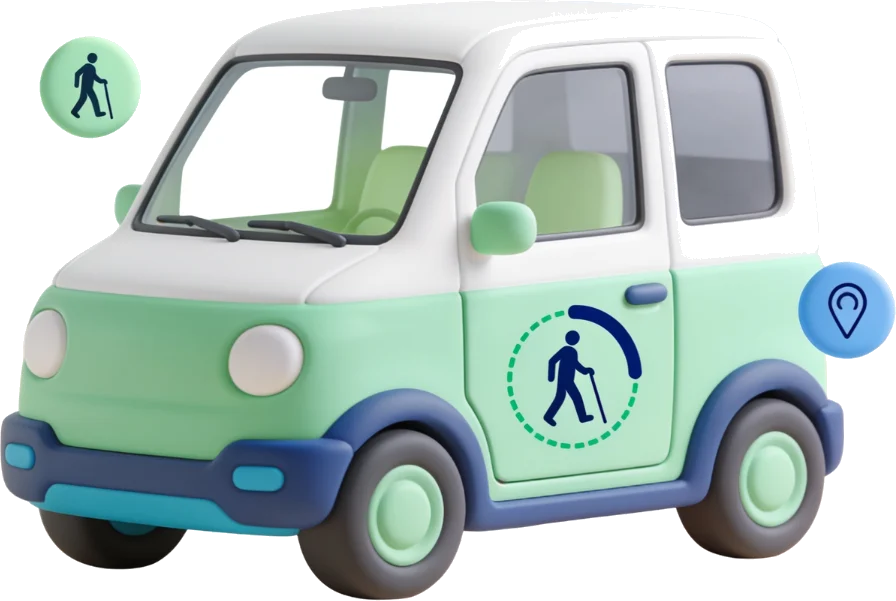 VisioRide accessible electric van