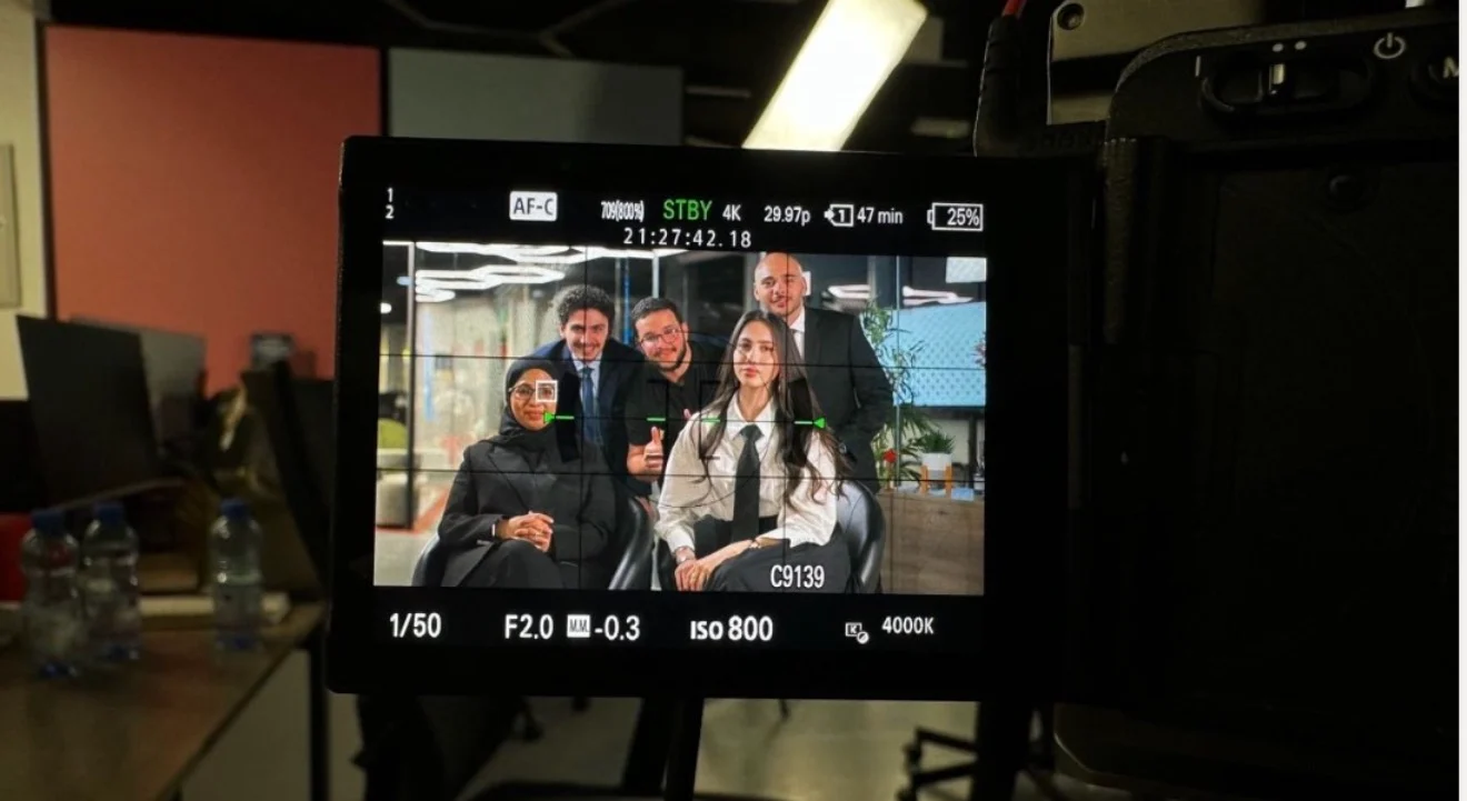 VisioRide team on set
